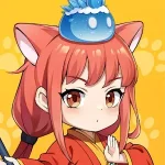 Angry Purrs Idle RPG! Logo