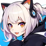 Black Seven Waifu Gacha Isekai Logo
