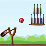 Bottle Shooting Logo