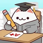 Cat School : Idle Cute Tycoon Logo