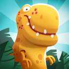 Dino Bash: Dinos Vs Cavemen Logo