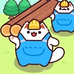 Lumbercat: Cute Idle Tycoon Logo