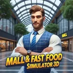 Mall & Fast Food Simulator 3D Logo