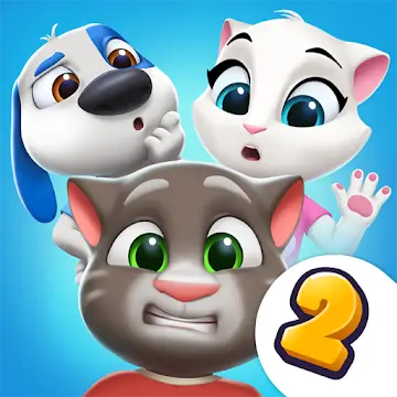 My Talking Tom Friends 2 MOD APK Logo