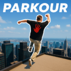 Only Going Up Parkour Rooftop Logo