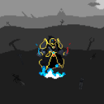 Pixel Mage Survival Logo