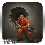 Prison Escape 3D : Bullet Hero Logo