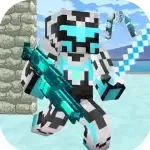 Robot Ninja Battle Royale Logo