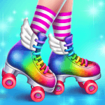 Roller Skating Girls Logo