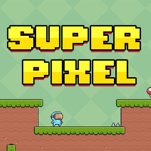 Super Pixel Logo