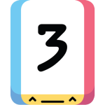 Threes! Logo