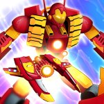 Thunder Fighter Superhero Logo