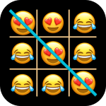 Tic Tac Toe Emoji Logo