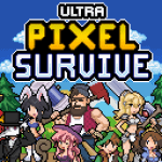 Ultra Pixel Survive: RPG Logo