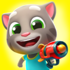 Talking Tom Blast Park: The New Blasting Adventure Logo