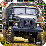 US Army Cargo Truck Games 3d Logo