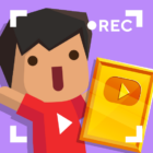 Vlogger Go Viral: Tuber Life Logo