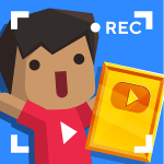 Vlogger Go Viral: Tuber Life Logo